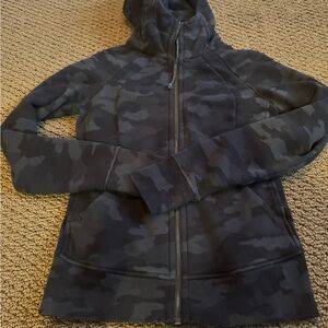 Camouflage Full-Zip Hoodie